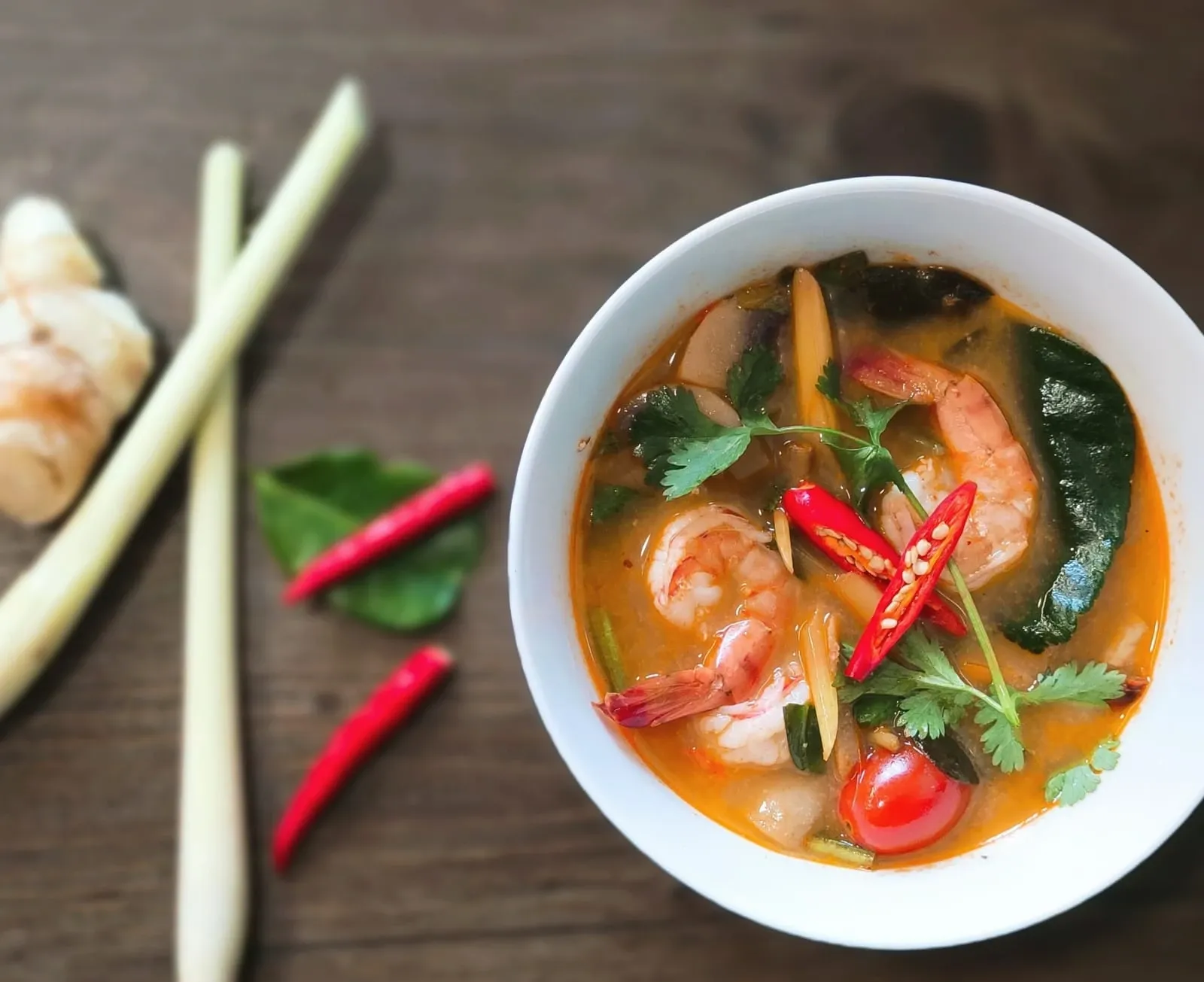 ต้มยำ Tom Yum aux crevettes